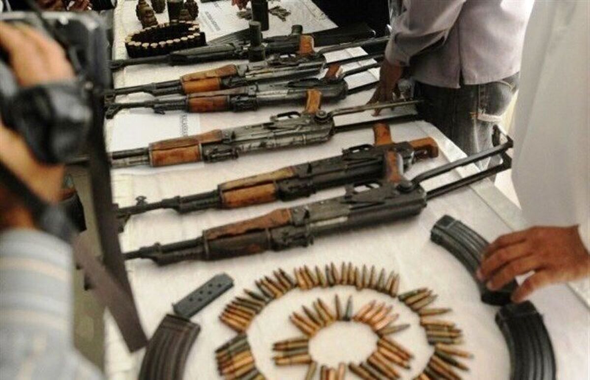 کشف سلاح و مهمات در شورآباد تهران