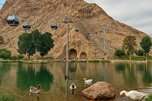 آینده‌نگری یا بی‌تدبیری؟ طاق بستان میزبان تله‌کابین می‌شود
