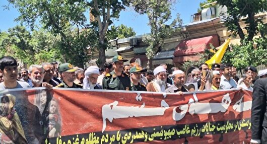 راهپیمایی مردم سنندج در حمایت از ملت مظلوم فلسطین