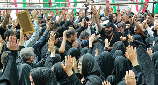 تشییع پیکر پاک تعدادی از شهدای حملات وحشیانه رژیم صهیونی در بهشت زهرا (س)