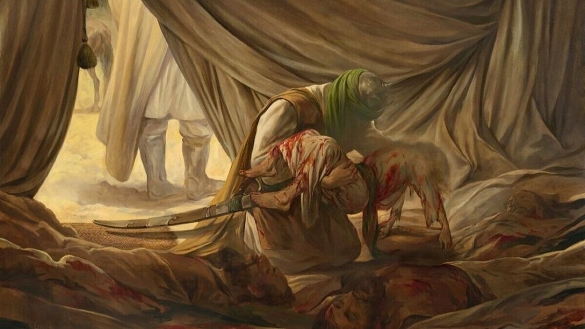 «حسن روح‌الامین» از تابلوی «امانت» خود رونمایی کرد