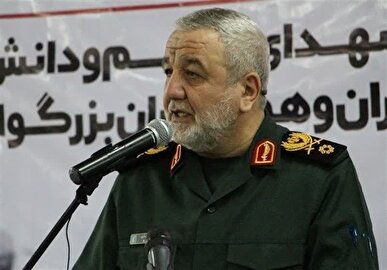 سردار جباری: جنگ با آمریکایی‌ها بسیار راحت تر با اسرائیلی‌هاست / پایگاه‌ها و ناوهای آمریکایی به راحتی از بین رفتنی است + فیلم