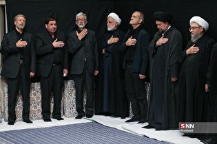 اولین شب مراسم عزاداری حضرت اباعبدالله (ع) در حسینیه امام خمینی (ره)