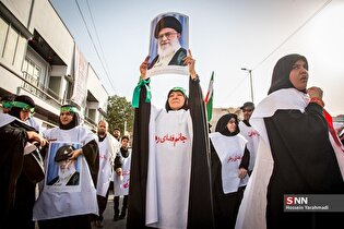 تجمع «عهد خون» در قم