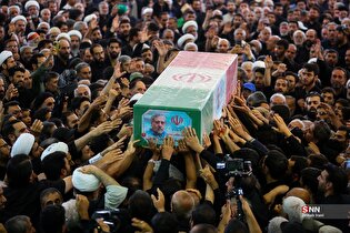 تشییع پیکر شهید سردار سرلشکر محمد سعید ایزدی در قم