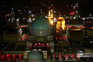 خطبه خوانی شب عاشورا در حرم مطهر رضوی