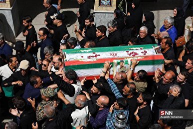 خاکسپاری ۲۶۳ شهید حمله اسرائیل به ایران، در تهران