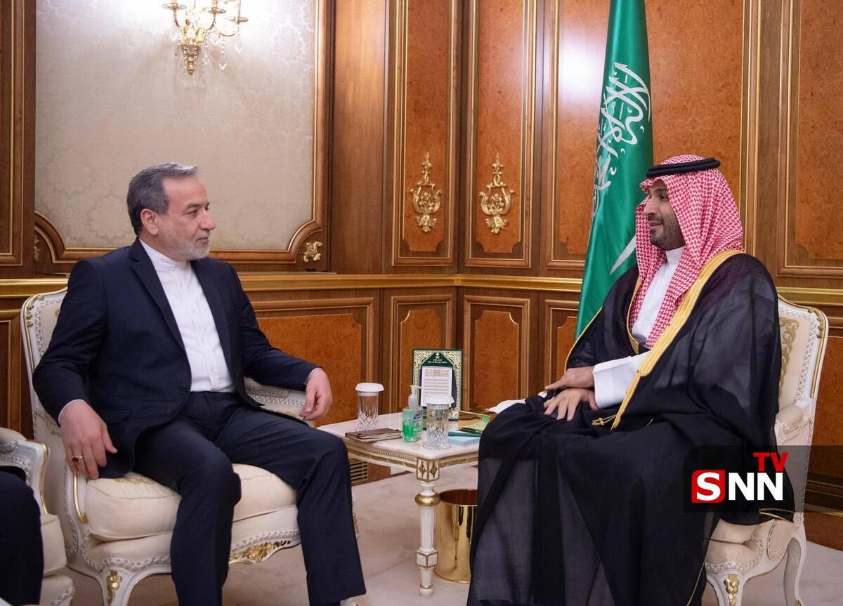 وزیر خارجه ایران با ولیعهد عربستان سعودی در جده دیدار کرد + فیلم
