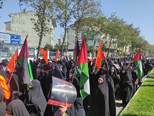 برگزاری راهپیمایی ضد صهیونیستی در سراسر گیلان