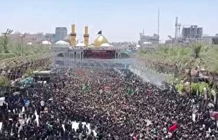 عزاداری دسته بنی اسد در بین الحرمین