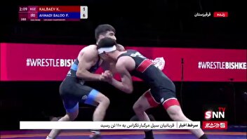 برق طلا بر سینه احمدی