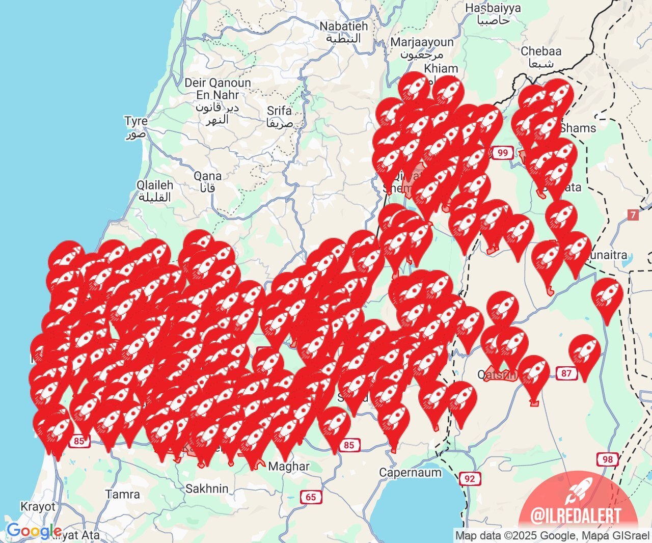 موج جدید موشک باران سرزمین&zwnj;های اشغالی توسط نیرو&zwnj;های هوافضای سپاه + عکس و فیلم