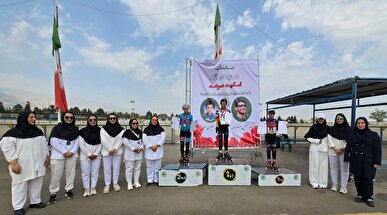 مسابقات دستجات آزاد اسکیت سرعت دختران با شناخت نفرات برتر به پایان رسید