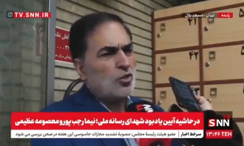 عابدینی: هیچ رسانهای در دنیا حمله به صداوسیما را تایید نکرد / البته برخی رسانهها سکوت کردند + فیلم