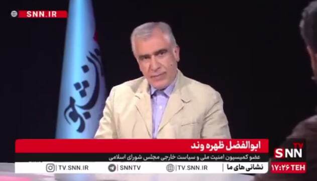 ظهرهوند: پروژه صهیونیستها برای تجزیه ایران مربوط به قبل از انقلاب اسلامی است + فیلم