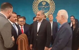 دیدار صمیمانه وزرای کشور ایران، عراق و پاکستان در سالن پیامبر اعظم جهت حضور در نشست سه جانبه