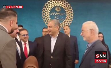 دیدار صمیمانه وزرای کشور ایران، عراق و پاکستان در سالن پیامبر اعظم جهت حضور در نشست سه جانبه + فیلم