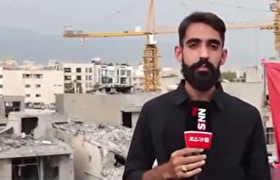 حضور گروه‌های جهادی دانشجویی برای آواربرداری نقاط آسیب دیده در حمله رژیم صهیونیستی به تهران