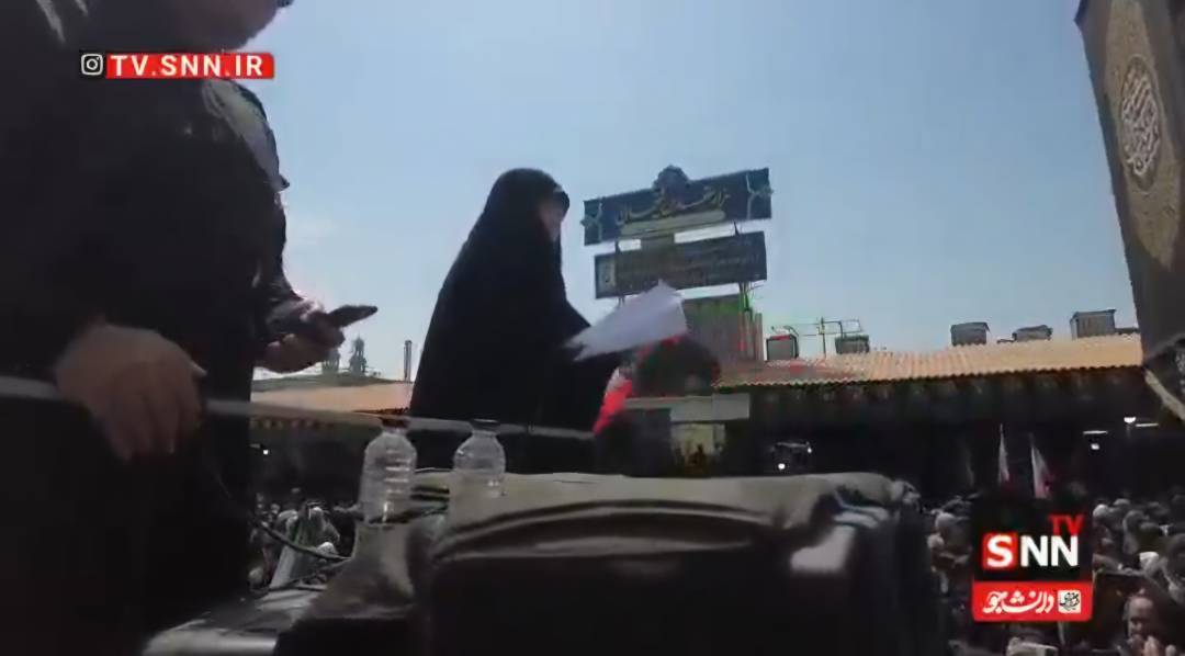 رجزخوانی همسر دهه هشتادی شهید علی علیرضایی: در رگهایمان خون حماسه و غیرت میجوشد؛ نه سست میشویم و نه تن به ذلت میدهیم + فیلم
