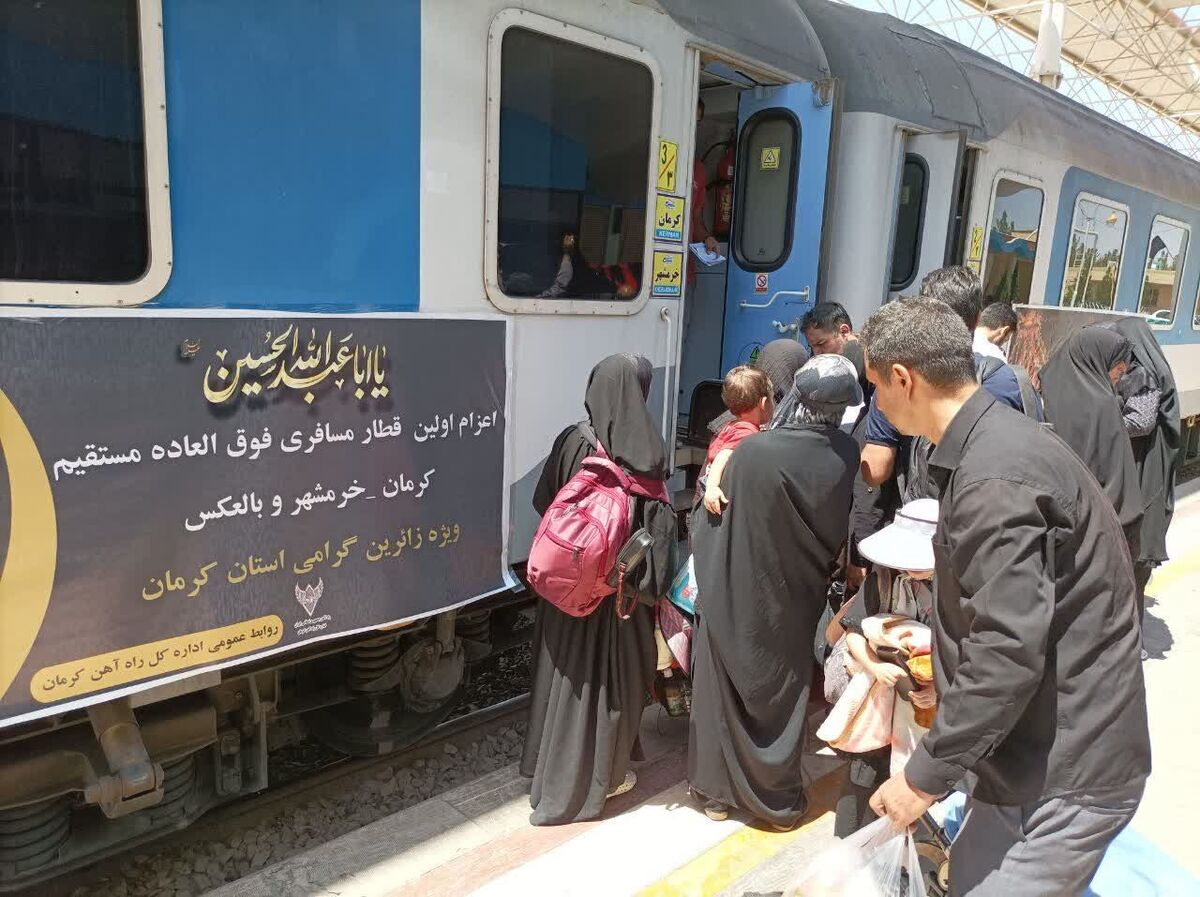 میزان صندلی قطار تدارک دیده شده برای برای زائران اربعین اعلام شد