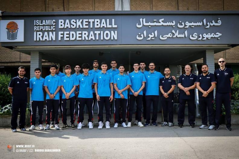 تیم ملی زیر ۱۶ سال بسکتبال ایران راهی اردن شد