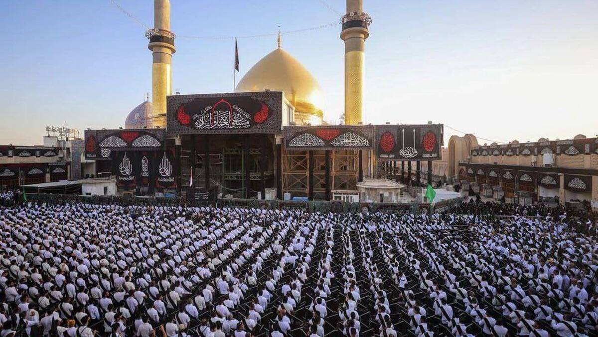 کاروان عزای بنی‌عامر از سامرا به‌سوی کربلا راه افتاد