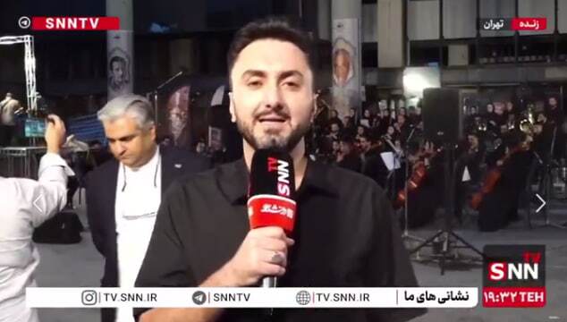 گزارش خبرنگار SNNTV از مراسم گرامیداشت شهدای رسانه ملی در ساختمان شیشه‌ای صدا و سیما + فیلم