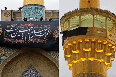 آیین اذن عزای سیدالشهدا (ع) در حرم رضوی برگزار می‌شود