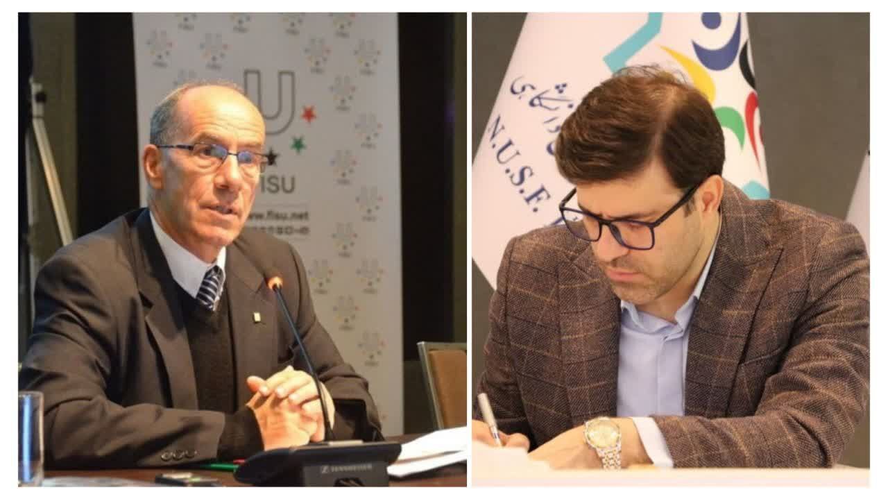 ابراز همدردی رئیس فدراسیون بین المللی ورزش‌های دانشگاهی با مردم ایران