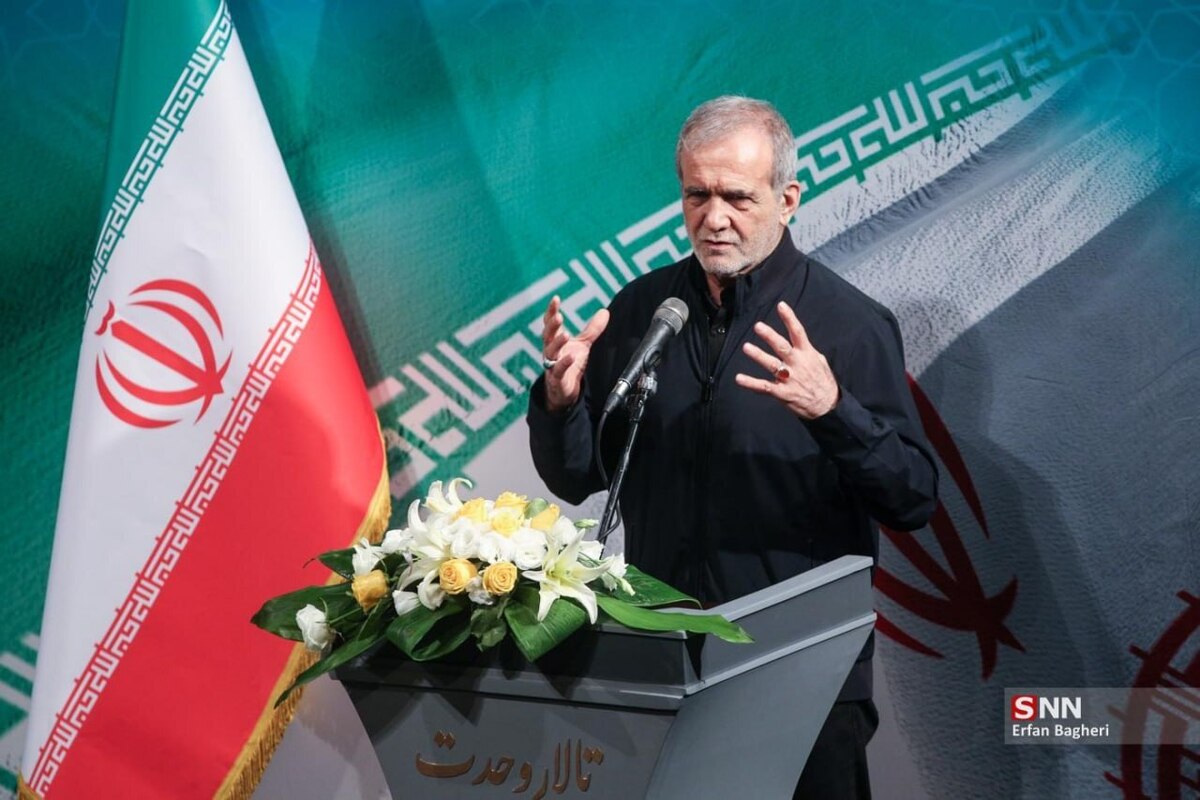پزشکیان: میخواهند ما را به زانو درآورند، اما ملت ایران چنین اجازهای نخواهد داد/ کودکان غزه از گرسنگی میمیرند؛ حقوق بشر دروغی بیش نیست + فیلم