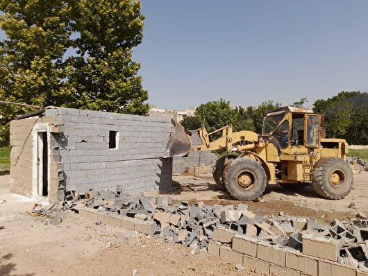 توقف ۴۲۰ مورد ساخت‌وساز غیرمجاز در آمل
