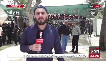 مردم تهران برای ابراز همدردی با خانواده شهدا در قطعه ۴۲ بهشت زهرا (س) حضور دارند
