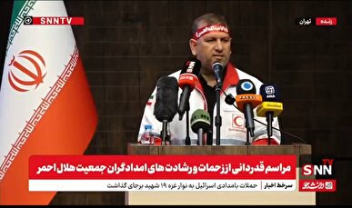 افشار: در ۱۲ روز اخیر شما عزیزان اثبات کردید هلال احمر در خط مقدم شرافت و انسانیت ایستاده است + فیلم