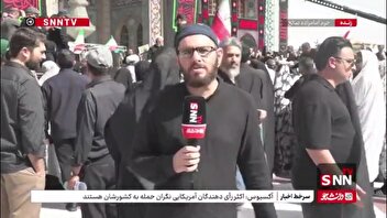 پیکرهای مطهر شهید فریدون عباسی، شهید سید امیرحسین فقهی، شهید ذوالفقاری همراه با خانواده و شهید سردار شهریاری در امام زاده صالح در حال تدفین هستند