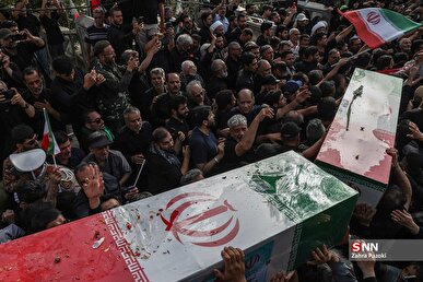 پیکر سردار شهید ربانی در خانه ابدی آرام گرفت + فیلم