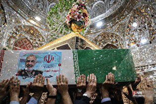 تشییع و تدفین سردار سلامی در حرم حضرت عبدالعظیم حسنی (ع)