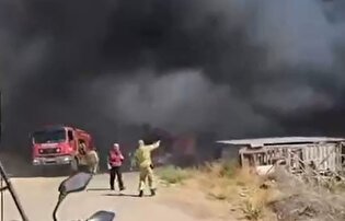 آتش سوزی در حیفا