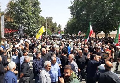 پیکر مطهر شهید نعیمی در شرق گلستان تشییع شد