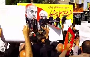 مراسم تشییع پیکر مطهر سپهبد شهید غلامعلی رشید