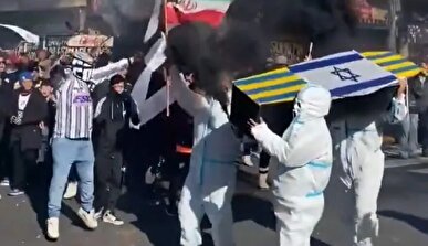 تابوت اسرائیل در قلب آرژانتین؛ فریاد فلسطین و ایران از سکوهای آل‌بویز+ فیلم