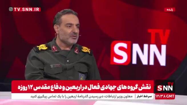 سردار زهرایی: 6000 گروه جهادی در جنگ 12 روزه فعال بودند + فیلم
