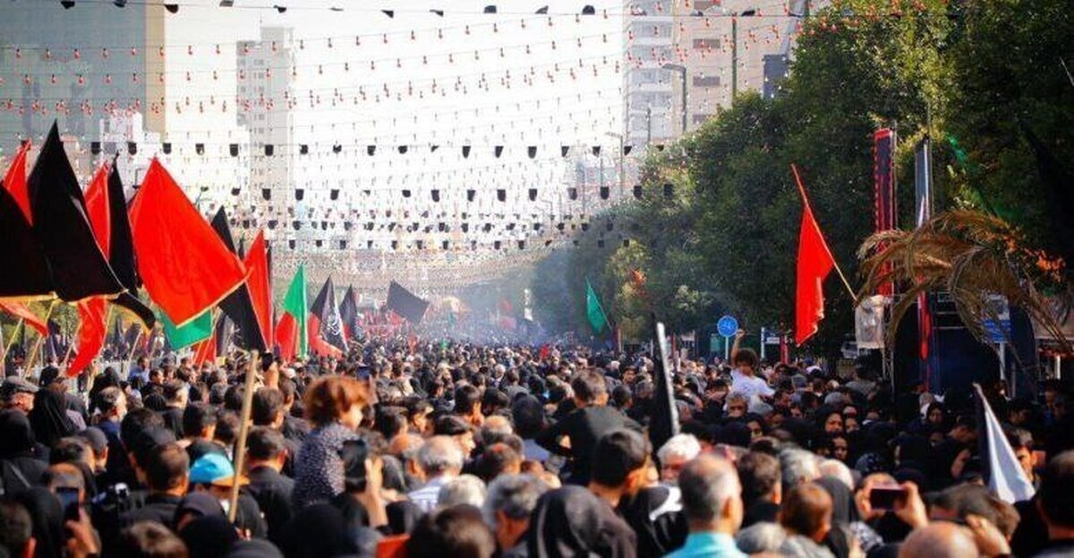 راهپیمایی جاماندگان اربعین در مسیر خیابان امام رضا (ع) مشهد برگزار میشود