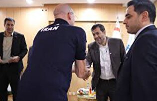 دیدار پیاتزا، سرمربی تیم ملی والیبال با وزیر ورزش