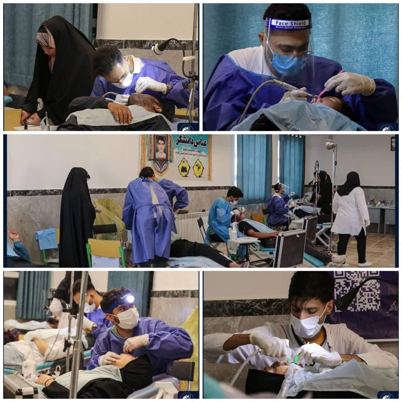 خدمترسانی دانشجویان قرارگاه جهادگر در روستای محمد آباد علم شهرستان زیرکوه