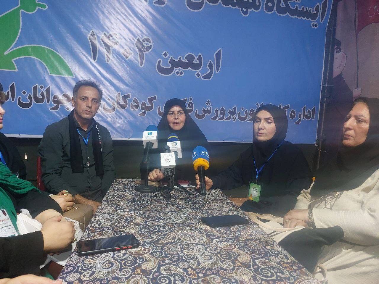 کودکان آینده داران اربعین /اهدا بیش از ۶ هزار دست سازه به ایستگاه مهمانان کوچک امام حسین