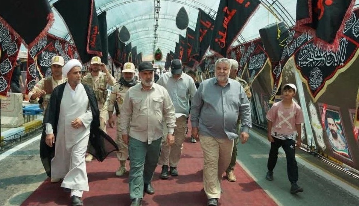 بازدید سردار گشتاسبی از مواکب خدماترسان به زائران اربعین در مرزهای باشماق و تمرچین