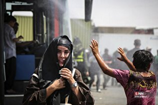 زائران اربعین حسینی در مرز مهران