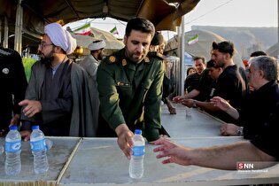 اقامت و پذیرایی زائران اربعین حسینی در موکب بنیاد مستضعفان
