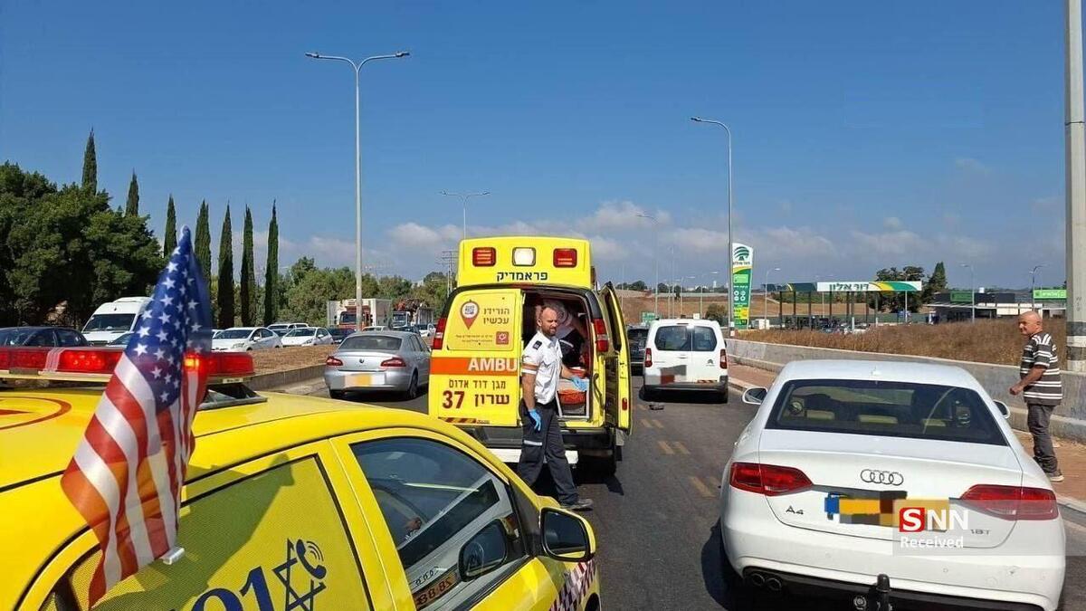 زخمی شدن هفت صهیونیست در حادثه زیرگیری در مرکز فلسطین