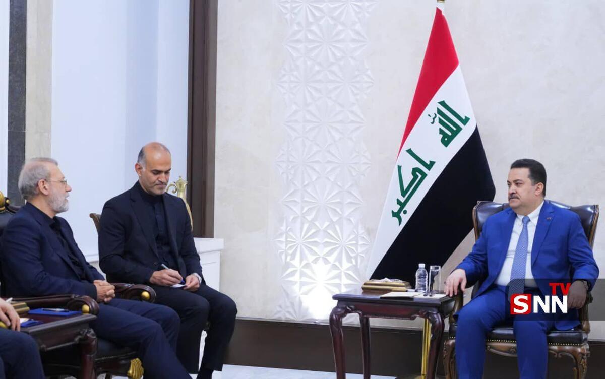 دیدار علی لاریجانی با نخست وزیر عراق